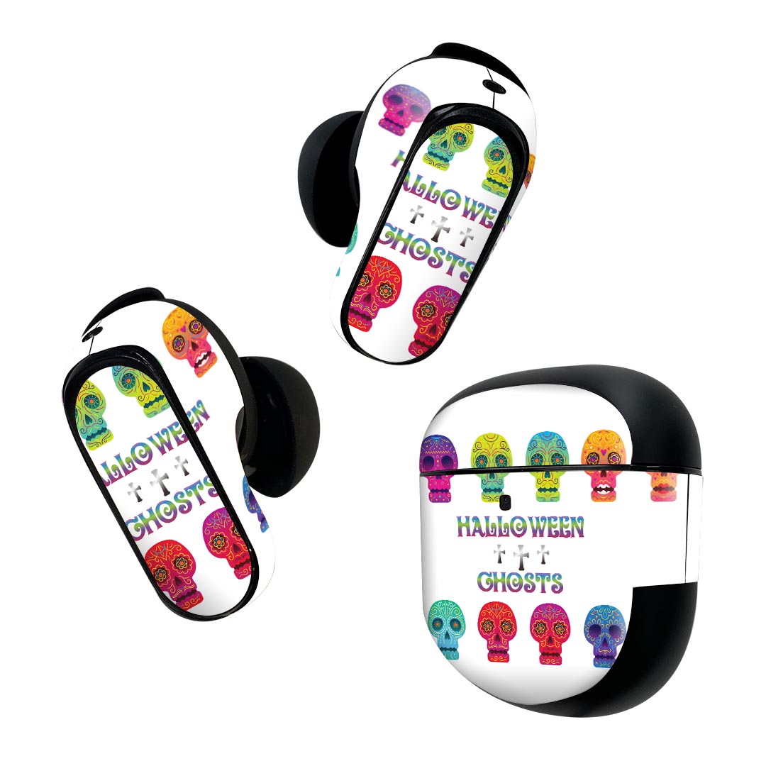 Bose QuietComfort Earbuds II 用 スキンシール ボーズ イヤバッズ2 用　ステッカー　本体3セット ケー..