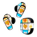 Bose QuietComfort Earbuds II 用 スキンシール ボーズ イヤバッズ2 用 ステッカー 本体3セット ケース1セット 保護 フィルム デコ 動物 折り紙 うさぎ ぞう 026145