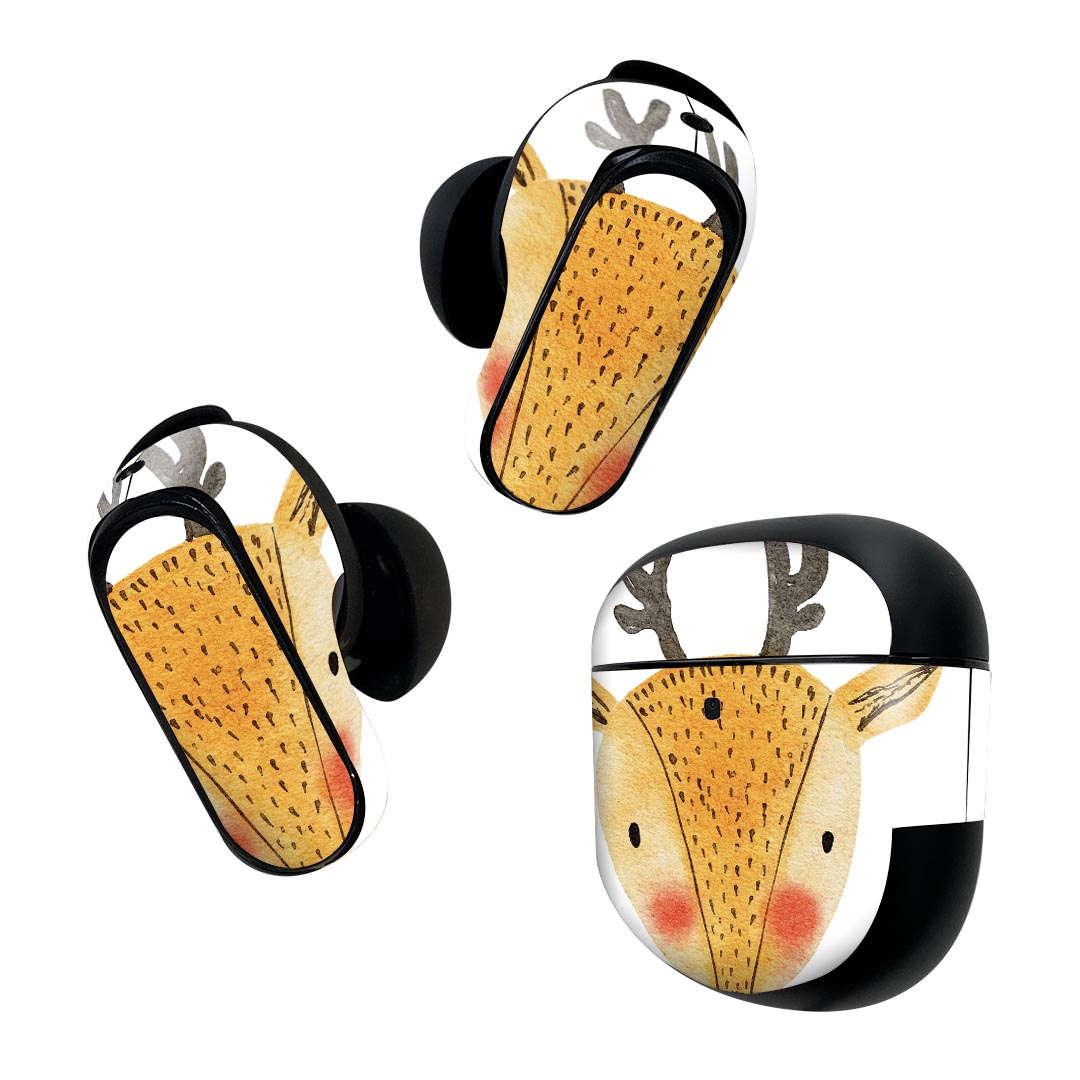 Bose QuietComfort Earbuds II 用 スキンシール ボーズ イヤバッズ2 用　ステッカ...