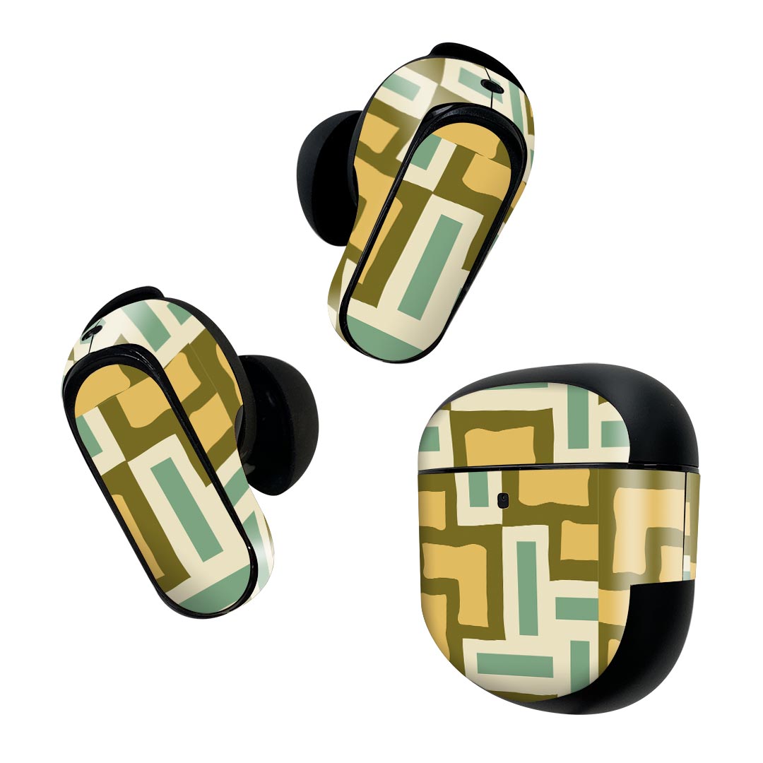 Bose QuietComfort Earbuds II 用 スキンシール ボーズ イヤバッズ2 用　ステッカ...