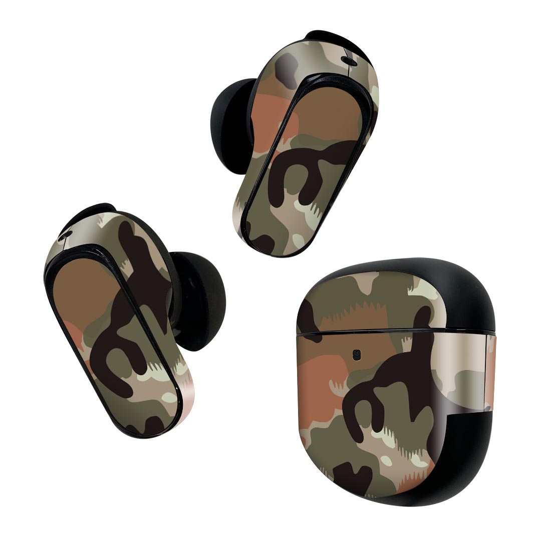 Bose QuietComfort Earbuds II 用 スキンシール ボーズ イヤバッズ2 用　ステッカ...