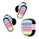 Bose QuietComfort Earbuds II 用 スキンシール ボーズ イヤバッズ2 用 ステッカー 本体3セット ケース1セット 保護 フィルム デコ カラフル 数字 004497(2)