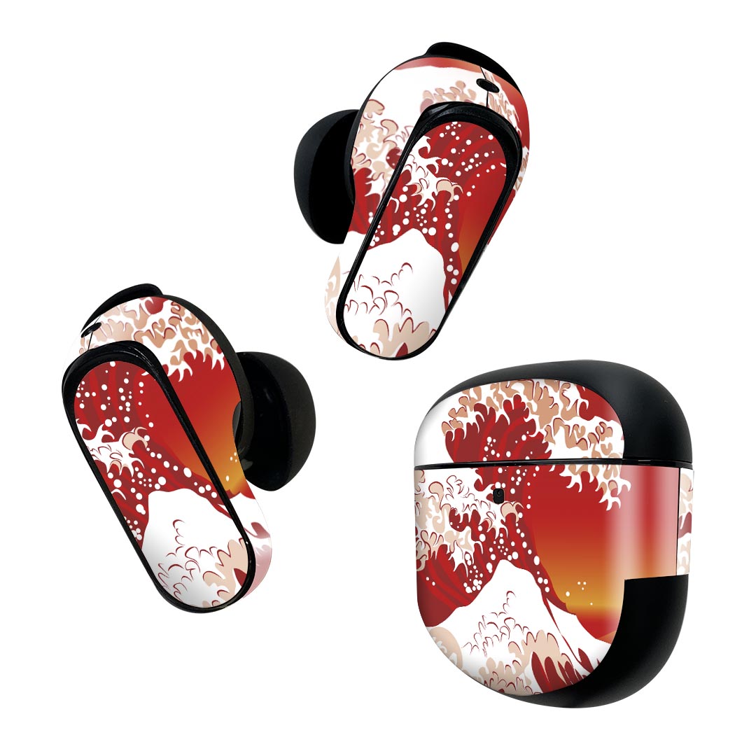 Bose QuietComfort Earbuds II 用 スキンシール ボーズ イヤバッズ2 用　ステッカ...