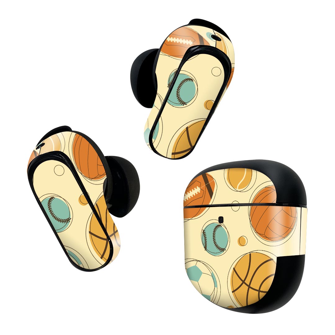 Bose QuietComfort Earbuds II 用 スキンシール ボーズ イヤバッズ2 用　ステッカ...
