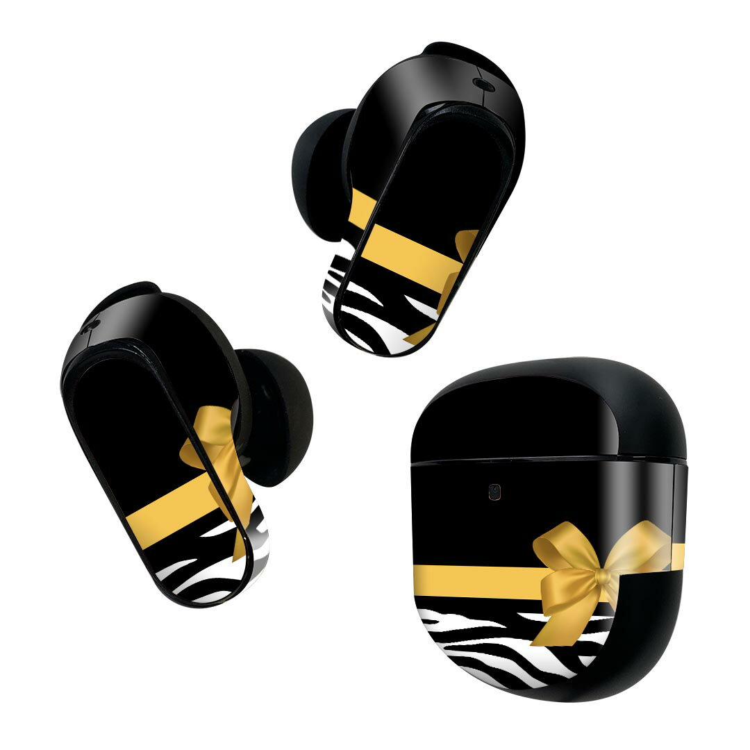 Bose QuietComfort Earbuds II 用 スキンシール ボーズ イヤバッズ2 用　ステッカー　本体3セット ケー..