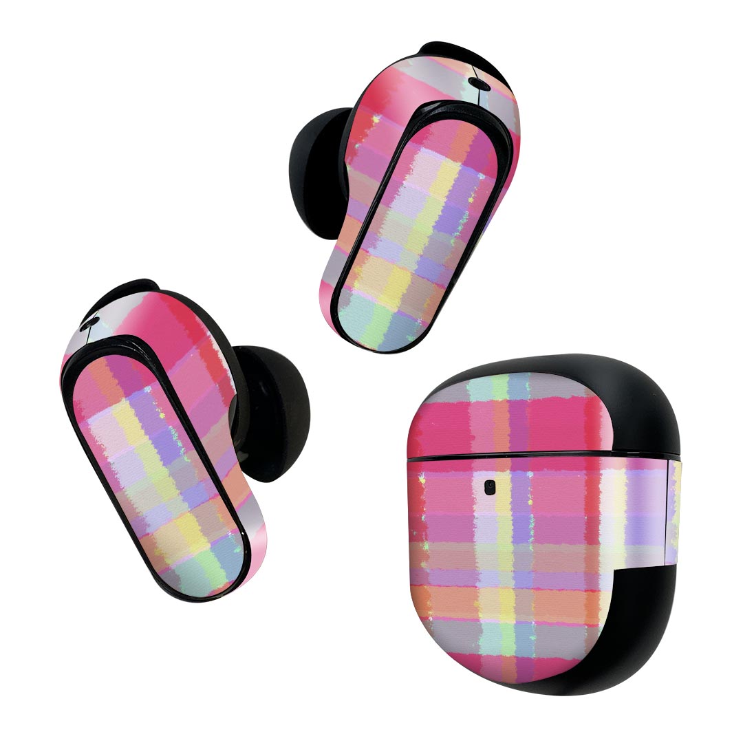 Bose QuietComfort Earbuds II 用 スキンシール ボーズ イヤバッズ2 用　ステッカ...