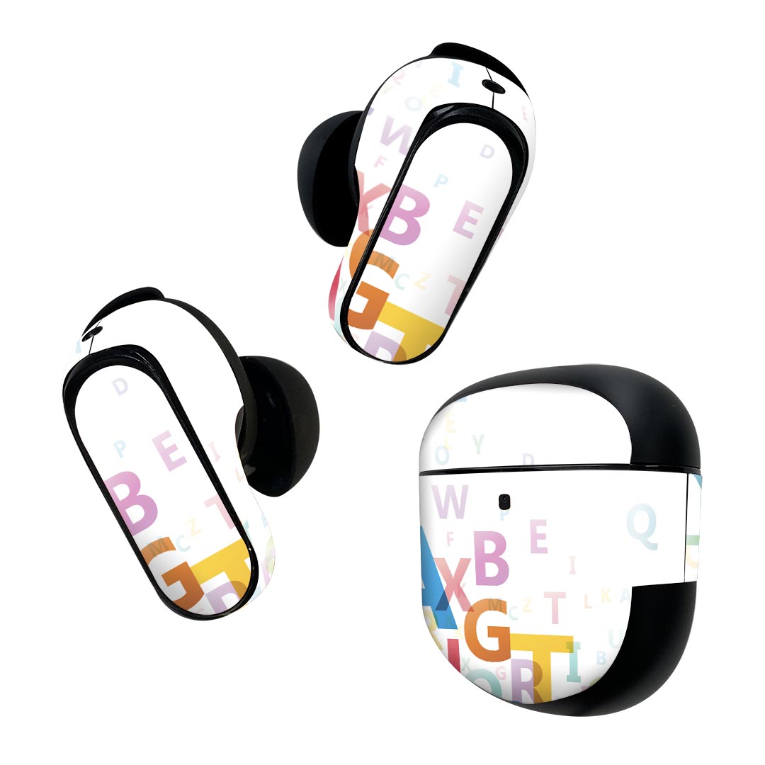 Bose QuietComfort Earbuds II 用 スキンシール ボーズ イヤバッズ2 用　ステッカ...
