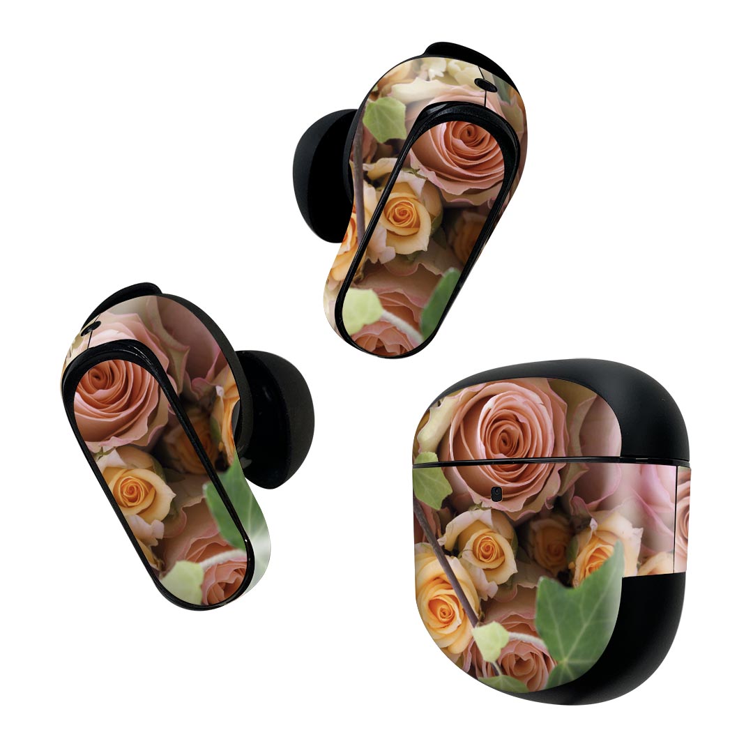 Bose QuietComfort Earbuds II 用 スキンシール ボーズ イヤバッズ2 用　ステッカ...