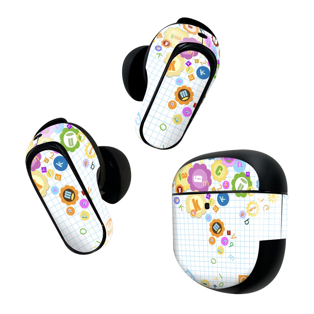 Bose QuietComfort Earbuds II 用 スキンシール ボーズ イヤバッズ2 用　ステッカ...