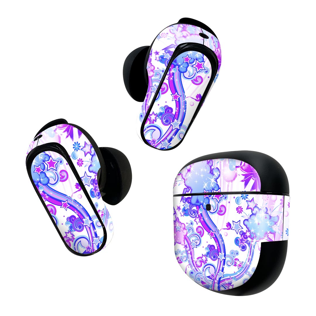 Bose QuietComfort Earbuds II 用 スキンシール ボーズ イヤバッズ2 用　ステッカ...