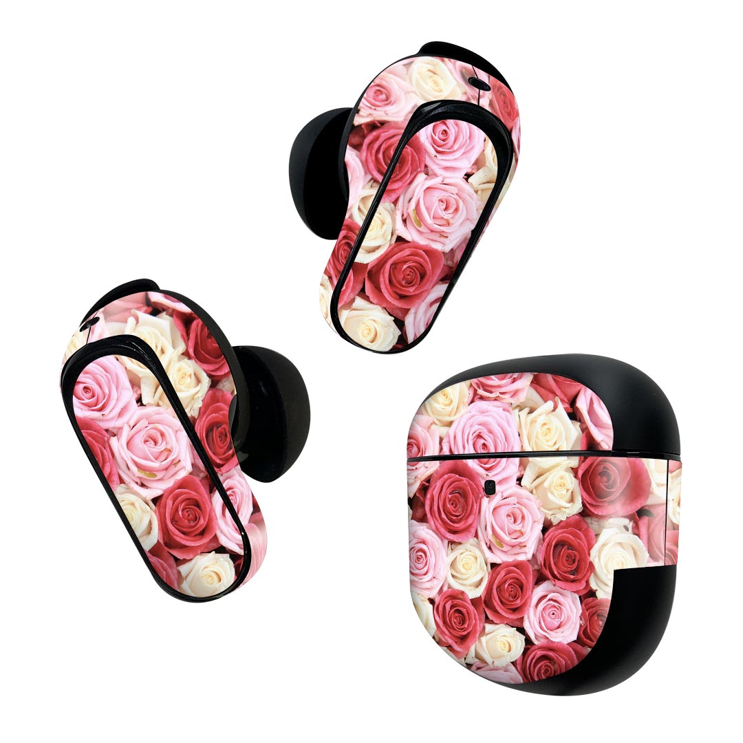 Bose QuietComfort Earbuds II 用 スキンシール ボーズ イヤバッズ2 用　ステッカ...