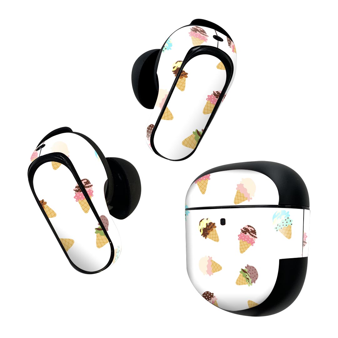 Bose QuietComfort Earbuds II 用 スキンシール ボーズ イヤバッズ2 用　ステッカ...