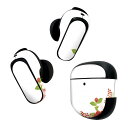 Bose QuietComfort Earbuds II 用 スキンシール ボーズ イヤバッズ2 用 ステッカー 本体3セット ケース1セット 保護 フィルム デコ 和風 和柄 花 005476(2)