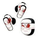 Bose QuietComfort Earbuds II 用 スキンシール ボーズ イヤバッズ2 用 ステッカー 本体3セット ケース1セット 保護 フィルム デコ サンタ クリスマス 005496