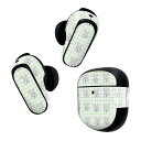 Bose QuietComfort Earbuds II 用 スキンシール ボーズ イヤバッズ2 用 ステッカー 本体3セット ケース1セット 保護 フィルム デコ 模様 兎 動物 005665