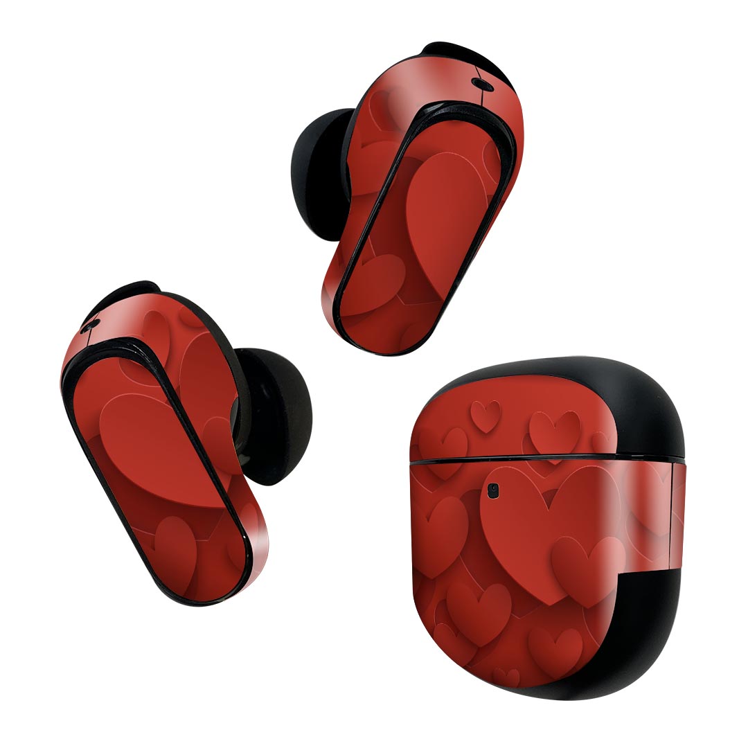 Bose QuietComfort Earbuds II 用 スキンシール ボーズ イヤバッズ2 用　ステッカ...