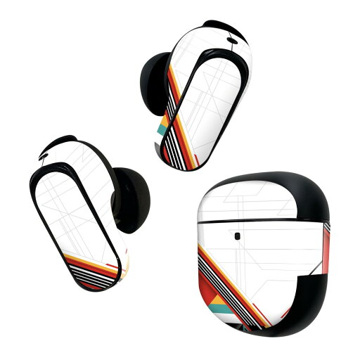Bose QuietComfort Earbuds II 用 スキンシール ボーズ イヤバッズ2 用 ステッカー 本体3セット ケース1セット 保護 フィルム デコ カラフル デザイン 005866 Bose QuietComfort Earbuds II 用 スキンシール ボーズ イヤバッズ2 用 ステッカー 本体3セット ケース1セット 保護 フィルム デコ カラフル デザイン 005866