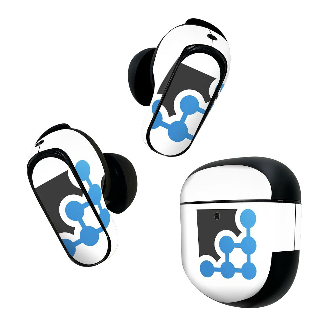 Bose QuietComfort Earbuds II 用 スキンシール ボーズ イヤバッズ2 用　ステッカ...