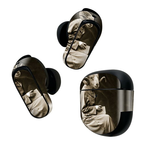 Bose QuietComfort Earbuds II 用 スキンシール ボーズ イヤバッズ2 用 ステッカー 本体3セット ケース1セット 保護 フィルム デコ アニマル 写真 ヤギ 人物 005945 Bose QuietComfort Earbuds II 用 スキンシール ボーズ イヤバッズ2 用 ステッカー 本体3セット ケース1セット 保護 フィルム デコ アニマル 写真 ヤギ 人物 005945
