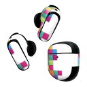 Bose QuietComfort Earbuds II 用 スキンシール ボーズ イヤバッズ2 用 ステッカー 本体3セット ケース1セット 保護 フィルム デコ カラフル 模様 006062(2)
