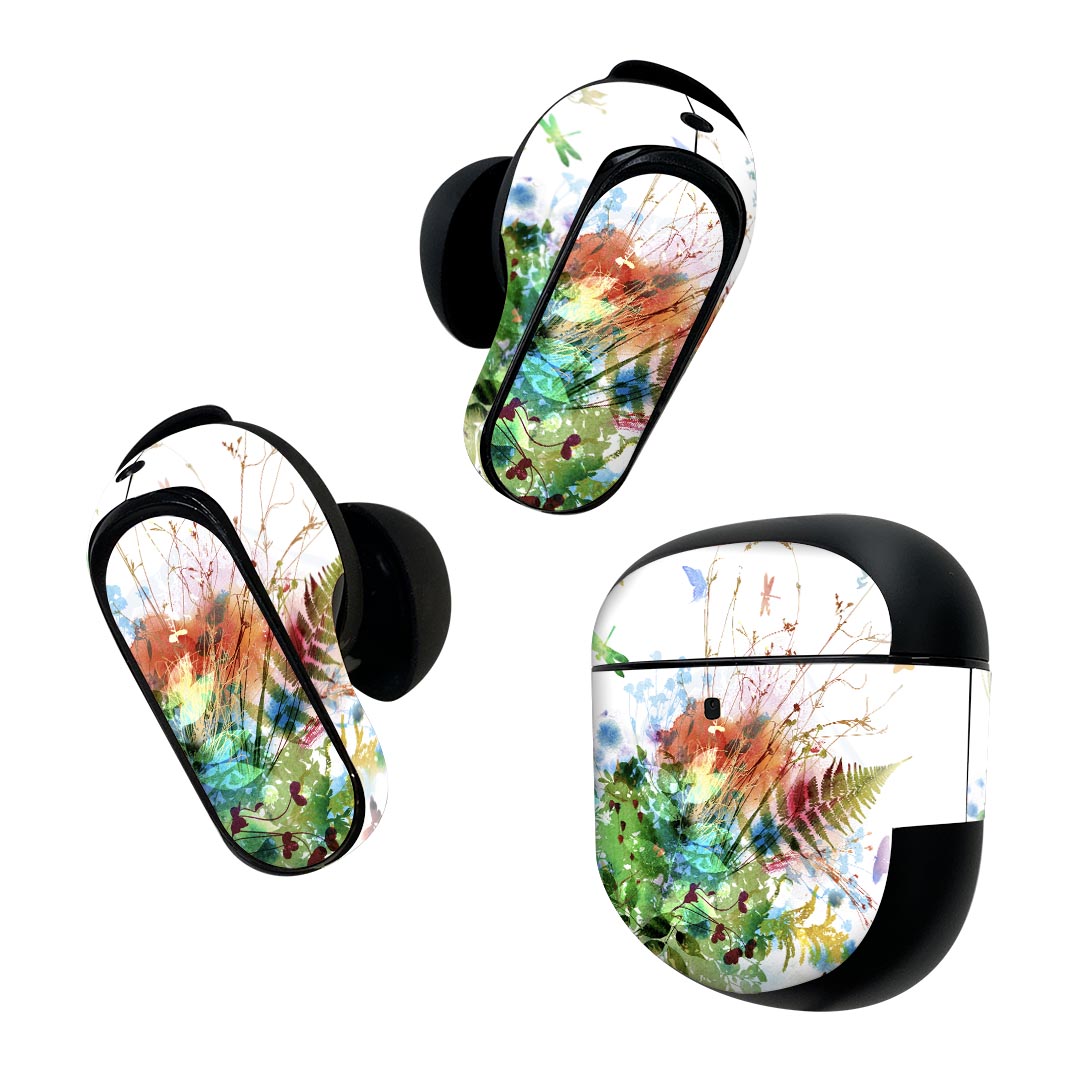 Bose QuietComfort Earbuds II 用 スキンシール ボーズ イヤバッズ2 用　ステッカ...