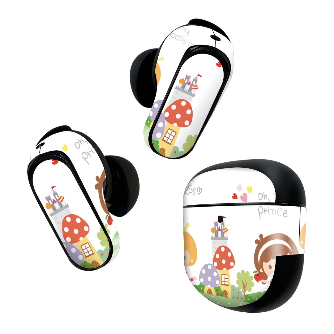 Bose QuietComfort Earbuds II 用 スキンシール ボーズ イヤバッズ2 用　ステッカ...