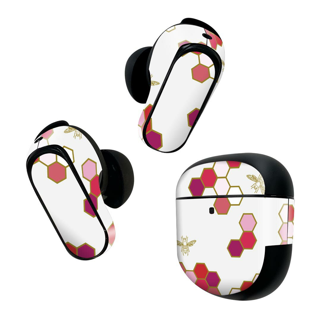 Bose QuietComfort Earbuds II 用 スキンシール ボーズ イヤバッズ2 用　ステッカ...