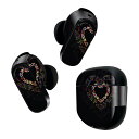 Bose QuietComfort Earbuds II 用 スキンシール ボーズ イヤバッズ2 用 ステッカー 本体3セット ケース1セット 保護 フィルム デコ ハート カラフル 006655(2)