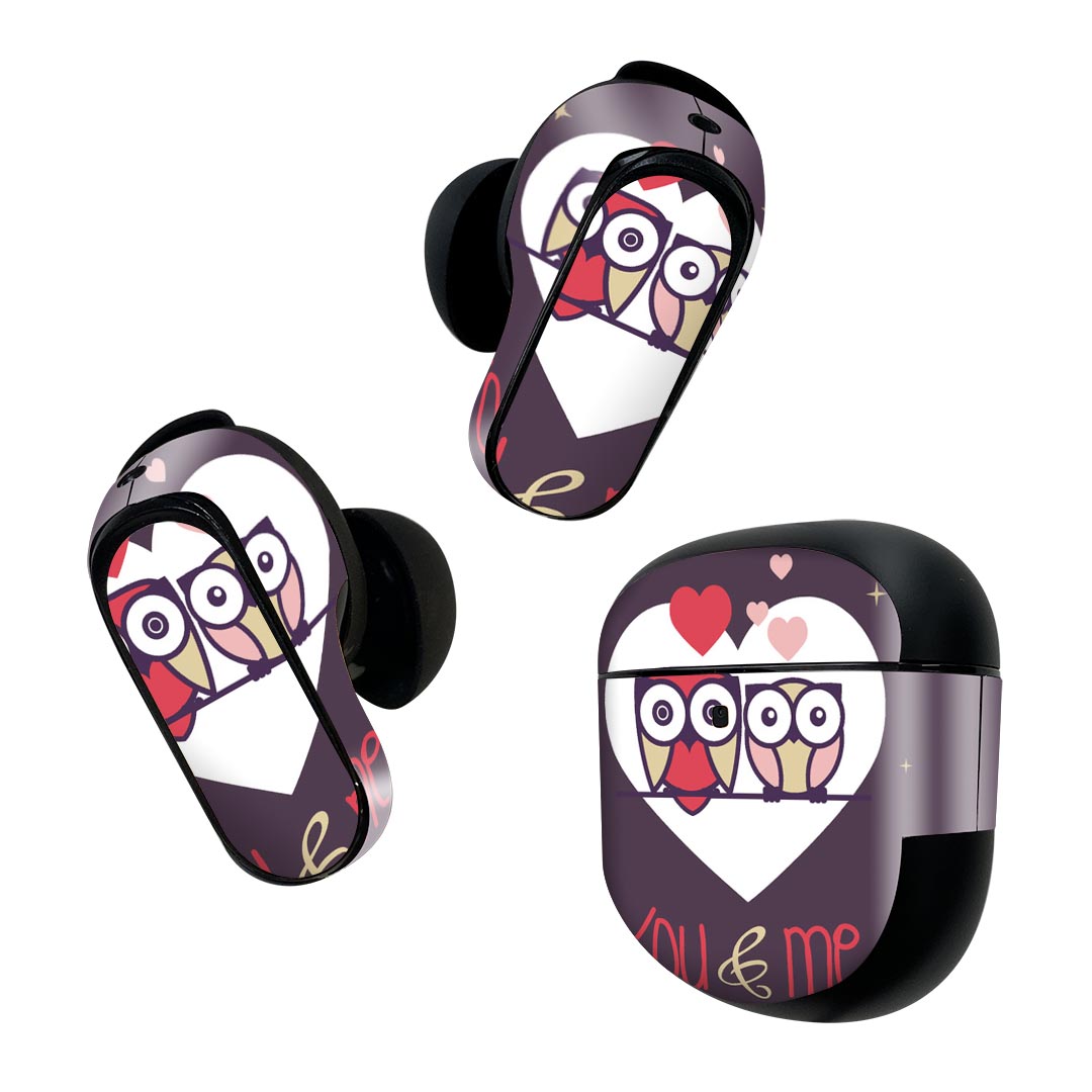 Bose QuietComfort Earbuds II 用 スキンシール ボーズ イヤバッズ2 用　ステッカ...