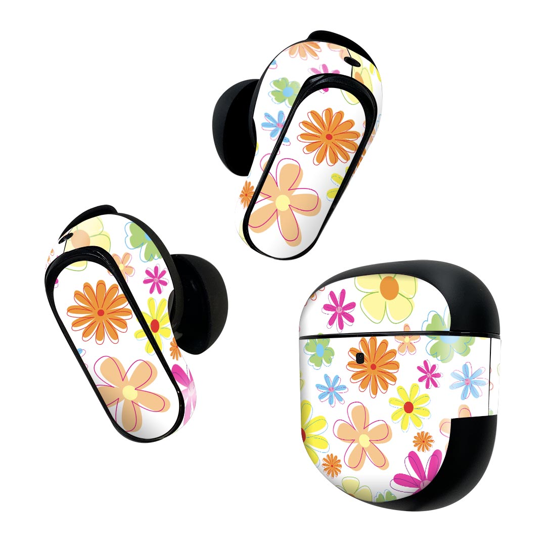 Bose QuietComfort Earbuds II 用 スキンシール ボーズ イヤバッズ2 用　ステッカ...