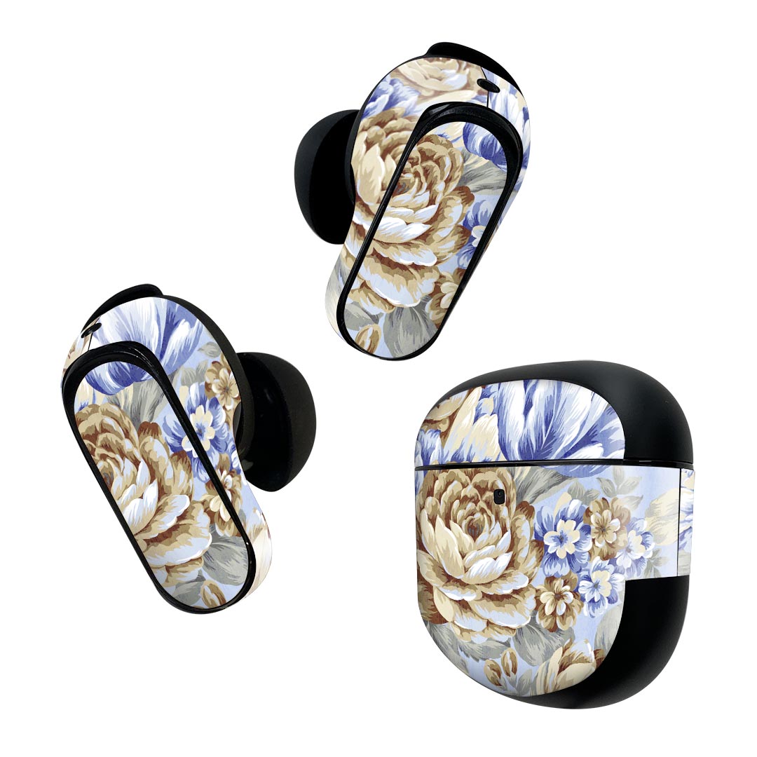 Bose QuietComfort Earbuds II 用 スキンシール ボーズ イヤバッズ2 用　ステッカ...