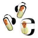 Bose QuietComfort Earbuds II 用 スキンシール ボーズ イヤバッズ2 用 ステッカー 本体3セット ケース1セット 保護 フィルム デコ 写真 カボチャ 骸骨 ドクロ 007781(2)