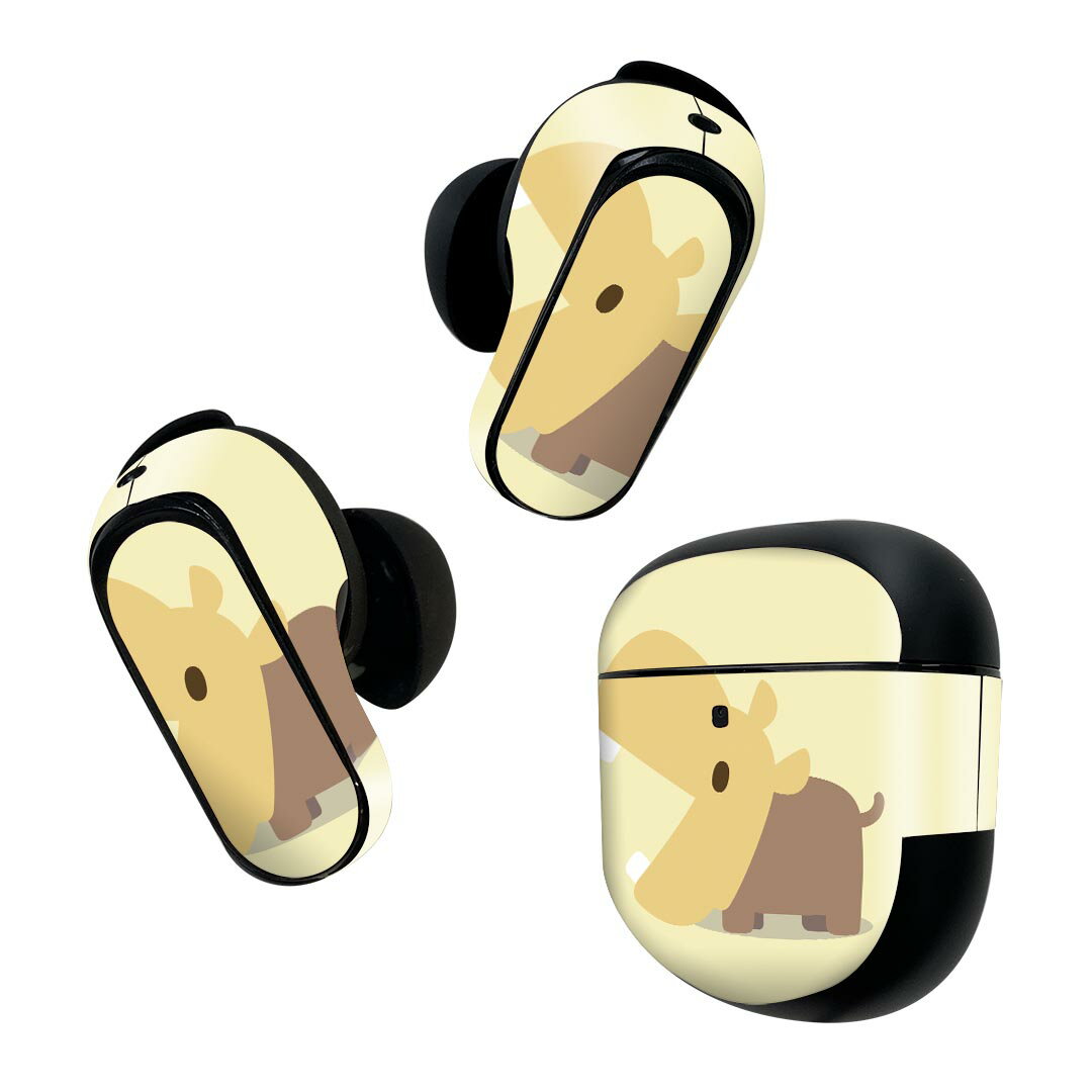 Bose QuietComfort Earbuds II 用 スキンシール ボーズ イヤバッズ2 用　ステッカー　本体3セット ケー..