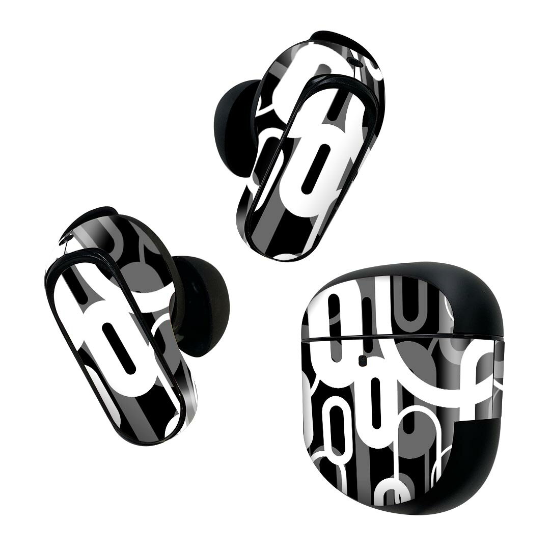 Bose QuietComfort Earbuds II 用 スキンシール ボーズ イヤバッズ2 用　ステッカ...