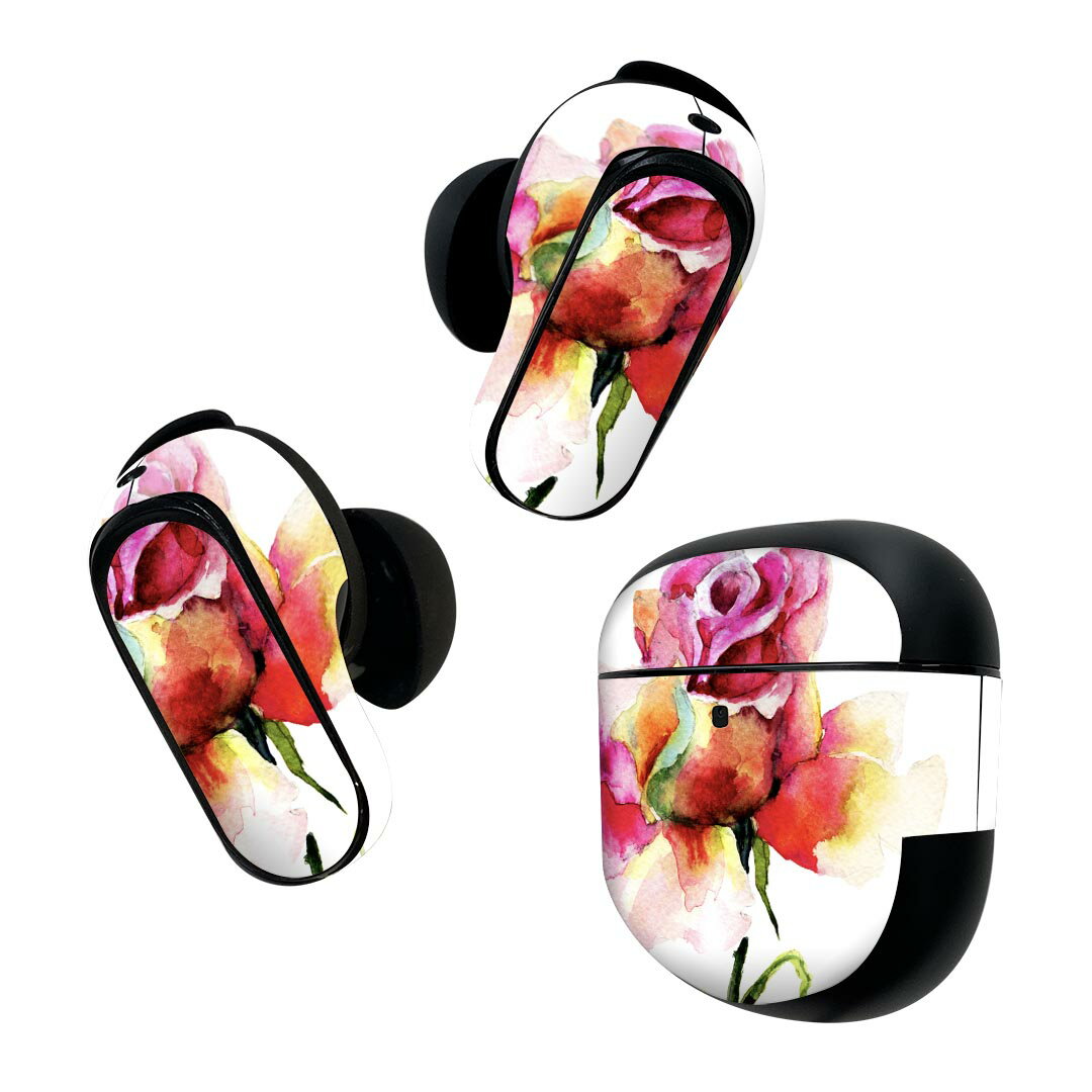 Bose QuietComfort Earbuds II 用 スキンシール ボーズ イヤバッズ2 用　ステッカ...