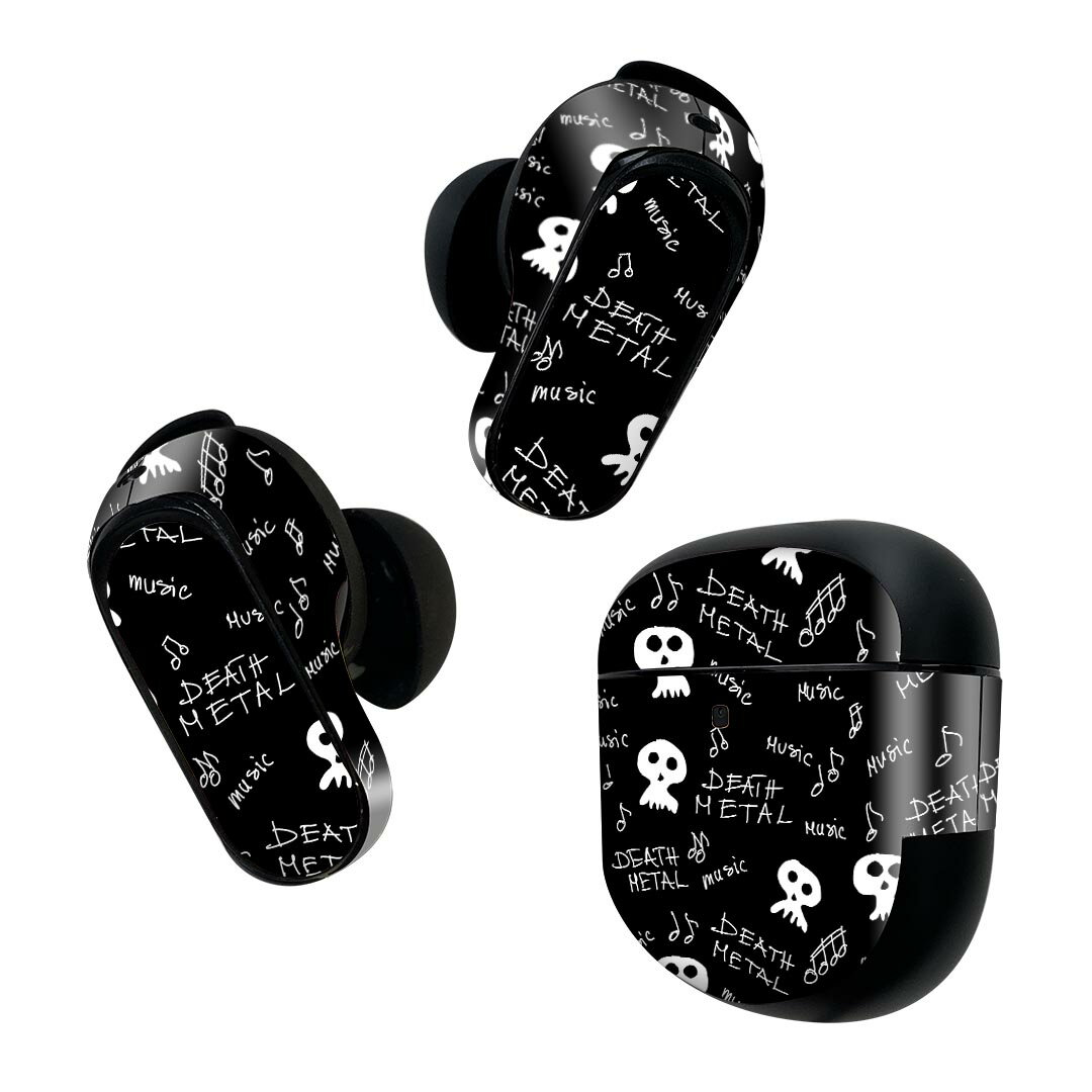 Bose QuietComfort Earbuds II 用 スキンシール ボーズ イヤバッズ2 用　ステッカー　本体3セット ケー..