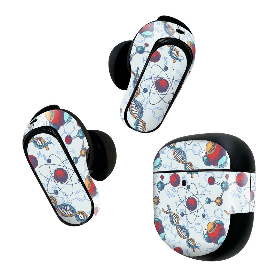 Bose QuietComfort Earbuds II 用 スキンシール ボーズ イヤバッズ2 用　ステッカ...