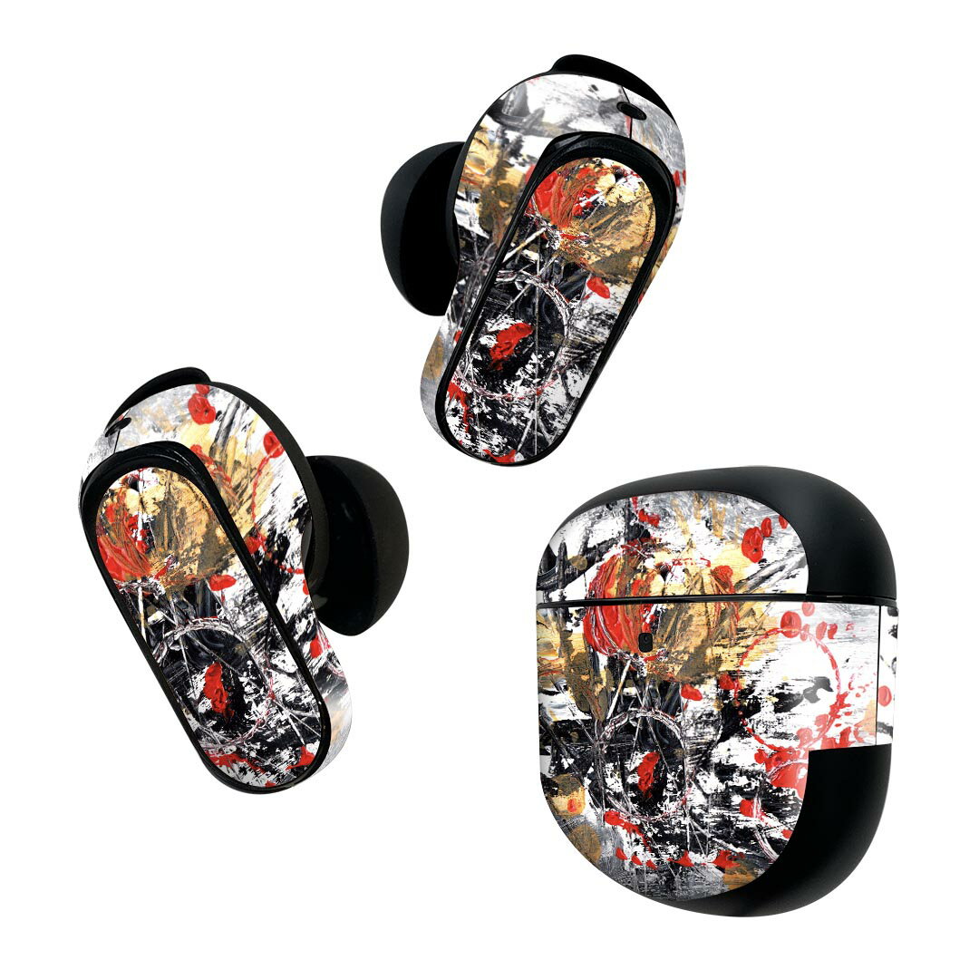 Bose QuietComfort Earbuds II 用 スキンシール ボーズ イヤバッズ2 用　ステッカ...