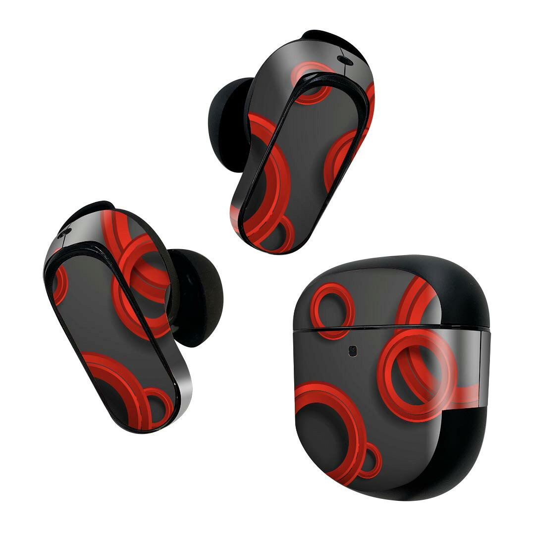 製品名 Bose QuietComfort Earbuds II 専用デザインスキンシール セット内容 Bose QuietComfort Earbuds II 専用シール　イヤホン（左右）3枚、充電ケース用シール 1枚AirPods第3世代専用です。第1?2世代、Proシリーズには対応していません。 商品特徴 再剥離性シートを素材に採用し、細かな位置調整がしやすく貼り直しが容易です。また、エアフリーでもありますので気泡が簡単に逃げるので、キレイに貼ることができます。専用の業務プリンターを使い、商品画像と遜色のない美しい印刷仕上がり。 注意事項 画像はサンプルですので、ご覧の環境によっては多少色味に違いを感じる場合がございます。 イメージと違った、モニターと色味が異なるという理由での交換や返金はご対応出来かねます。スキンシールのみの販売で、機器本体や充電ケース本体は付属しません。シワができた場合、ドライヤーなどで軽く温め、外側に向けてシワを伸ばすように貼ってください。初回貼付時の位置調整や貼り直しは可能ですが、しっかりと押し付けて接着させた後の再剥離、再利用は保証しておりません。また接着部に油分や汚れが付着しますと角の部分は剥がれやすくなりますので、貼付時はあまり触れないようにご注意ください。無地のセミグロスシートにデザインをプリントした商品で、デコなどの加工はございません。 凹凸や光沢があるように見えたり布地や金属を素材にしたように見える商品もありますが、デザインの図版によるものです。印刷時に微妙な画像のズレが生じる場合がございます。ご注文後に1点1点制作する受注生産品の為、不良品以外のご返品や交換は固くお断りします。 商品発送 完全受注生産のハンドメイド商品となりますので、既製品と比べて発送までお時間を頂いています。 基本的に決済確認後2~3営業日、最大で10営業日での発送となります。繁忙期や休業日明けの場合はさらに時間がかかる場合があります。 その際には別途メールにてご連絡致します。メール便の場合、発送日から到着までに2?4日ほどかかる場合が多く、紛失などの保障もご対応できかねます。あらかじめご了承下さい。