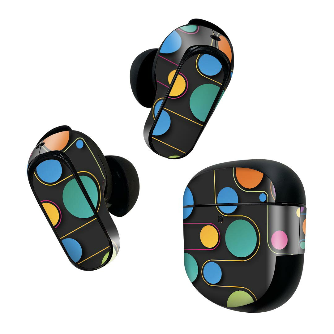 Bose QuietComfort Earbuds II 用 スキンシール ボーズ イヤバッズ2 用　ステッカ...