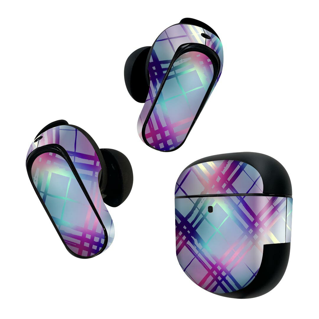 Bose QuietComfort Earbuds II 用 スキンシール ボーズ イヤバッズ2 用　ステッカ...