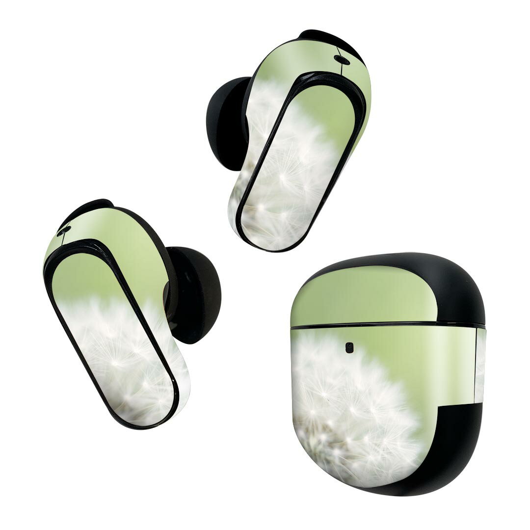 製品名 Bose QuietComfort Earbuds II 専用デザインスキンシール セット内容 Bose QuietComfort Earbuds II 専用シール　イヤホン（左右）3枚、充電ケース用シール 1枚AirPods第3世代専用です。第1?2世代、Proシリーズには対応していません。 商品特徴 再剥離性シートを素材に採用し、細かな位置調整がしやすく貼り直しが容易です。また、エアフリーでもありますので気泡が簡単に逃げるので、キレイに貼ることができます。専用の業務プリンターを使い、商品画像と遜色のない美しい印刷仕上がり。 注意事項 画像はサンプルですので、ご覧の環境によっては多少色味に違いを感じる場合がございます。 イメージと違った、モニターと色味が異なるという理由での交換や返金はご対応出来かねます。スキンシールのみの販売で、機器本体や充電ケース本体は付属しません。シワができた場合、ドライヤーなどで軽く温め、外側に向けてシワを伸ばすように貼ってください。初回貼付時の位置調整や貼り直しは可能ですが、しっかりと押し付けて接着させた後の再剥離、再利用は保証しておりません。また接着部に油分や汚れが付着しますと角の部分は剥がれやすくなりますので、貼付時はあまり触れないようにご注意ください。無地のセミグロスシートにデザインをプリントした商品で、デコなどの加工はございません。 凹凸や光沢があるように見えたり布地や金属を素材にしたように見える商品もありますが、デザインの図版によるものです。印刷時に微妙な画像のズレが生じる場合がございます。ご注文後に1点1点制作する受注生産品の為、不良品以外のご返品や交換は固くお断りします。 商品発送 完全受注生産のハンドメイド商品となりますので、既製品と比べて発送までお時間を頂いています。 基本的に決済確認後2~3営業日、最大で10営業日での発送となります。繁忙期や休業日明けの場合はさらに時間がかかる場合があります。 その際には別途メールにてご連絡致します。メール便の場合、発送日から到着までに2?4日ほどかかる場合が多く、紛失などの保障もご対応できかねます。あらかじめご了承下さい。