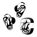 Bose QuietComfort Earbuds II 用 スキンシール ボーズ イヤバッズ2 用 ステッカー 本体3セット ケース1セット 保護 フィルム デコ モノクロ 乗り物 白 黒 009183(2)