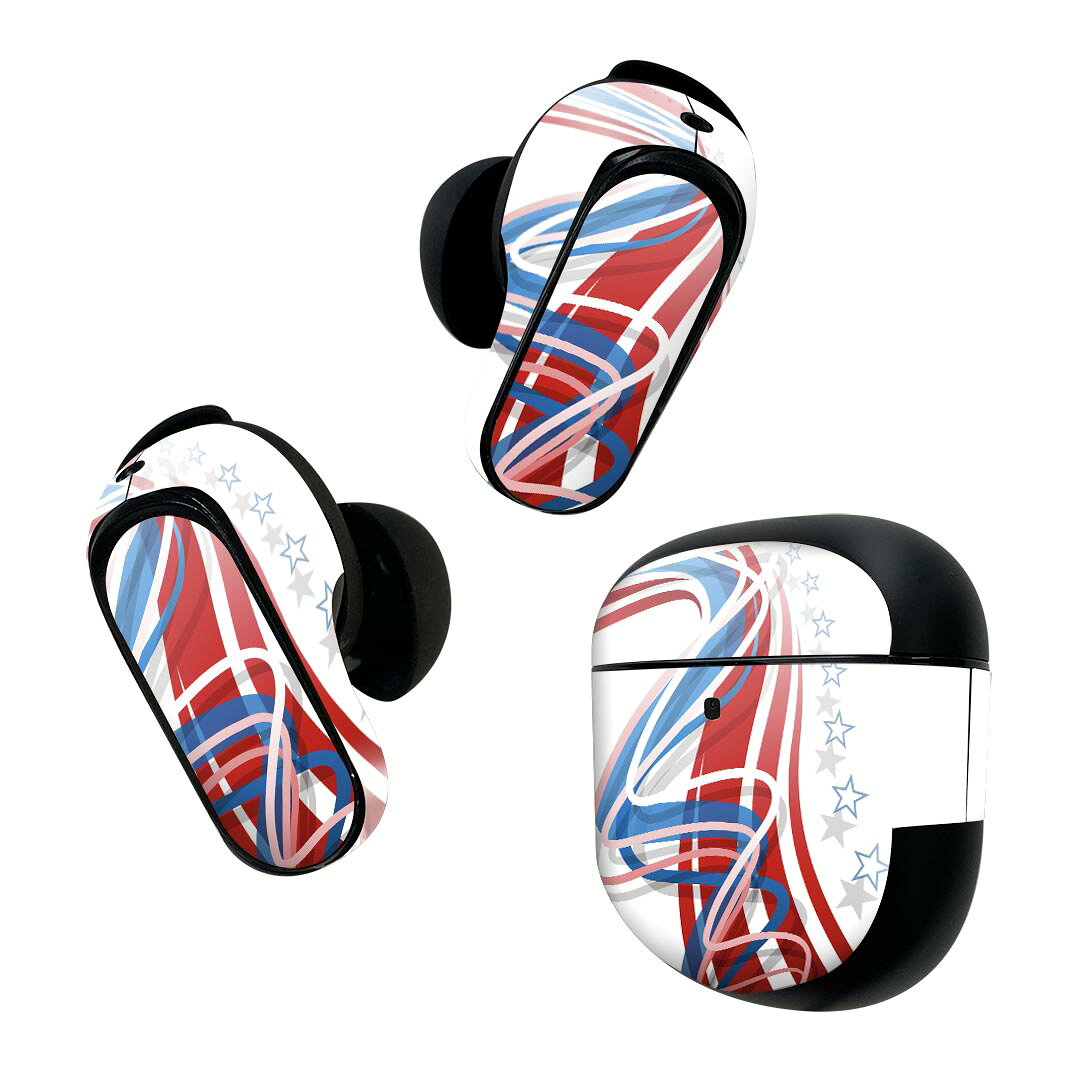 製品名 Bose QuietComfort Earbuds II 専用デザインスキンシール セット内容 Bose QuietComfort Earbuds II 専用シール　イヤホン（左右）3枚、充電ケース用シール 1枚AirPods第3世代専用です。第1?2世代、Proシリーズには対応していません。 商品特徴 再剥離性シートを素材に採用し、細かな位置調整がしやすく貼り直しが容易です。また、エアフリーでもありますので気泡が簡単に逃げるので、キレイに貼ることができます。専用の業務プリンターを使い、商品画像と遜色のない美しい印刷仕上がり。 注意事項 画像はサンプルですので、ご覧の環境によっては多少色味に違いを感じる場合がございます。 イメージと違った、モニターと色味が異なるという理由での交換や返金はご対応出来かねます。スキンシールのみの販売で、機器本体や充電ケース本体は付属しません。シワができた場合、ドライヤーなどで軽く温め、外側に向けてシワを伸ばすように貼ってください。初回貼付時の位置調整や貼り直しは可能ですが、しっかりと押し付けて接着させた後の再剥離、再利用は保証しておりません。また接着部に油分や汚れが付着しますと角の部分は剥がれやすくなりますので、貼付時はあまり触れないようにご注意ください。無地のセミグロスシートにデザインをプリントした商品で、デコなどの加工はございません。 凹凸や光沢があるように見えたり布地や金属を素材にしたように見える商品もありますが、デザインの図版によるものです。印刷時に微妙な画像のズレが生じる場合がございます。ご注文後に1点1点制作する受注生産品の為、不良品以外のご返品や交換は固くお断りします。 商品発送 完全受注生産のハンドメイド商品となりますので、既製品と比べて発送までお時間を頂いています。 基本的に決済確認後2~3営業日、最大で10営業日での発送となります。繁忙期や休業日明けの場合はさらに時間がかかる場合があります。 その際には別途メールにてご連絡致します。メール便の場合、発送日から到着までに2?4日ほどかかる場合が多く、紛失などの保障もご対応できかねます。あらかじめご了承下さい。