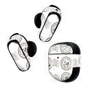 Bose QuietComfort Earbuds II 用 スキンシール ボーズ イヤバッズ2 用 ステッカー 本体3セット ケース1セット 保護 フィルム デコ クリスマス サンタ 雪 結晶 009432