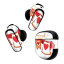 Bose QuietComfort Earbuds II 用 スキンシール ボーズ イヤバッズ2 用 ステッカー 本体3セット ケース1セット 保護 フィルム デコ キャラクター うさぎ 音楽 009434