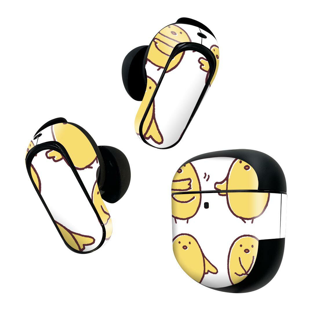 Bose QuietComfort Earbuds II 用 スキンシール ボーズ イヤバッズ2 用　ステッカ...