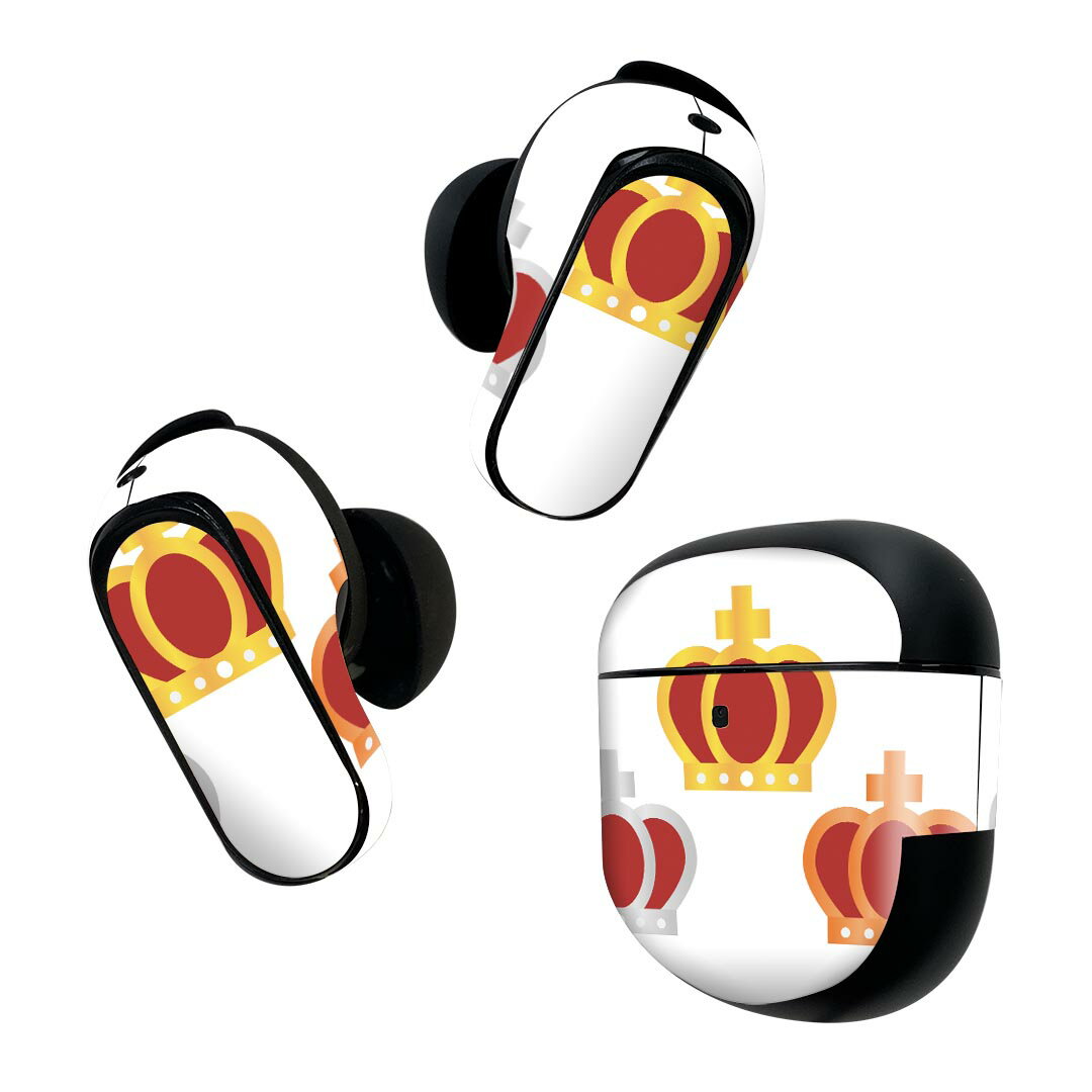 Bose QuietComfort Earbuds II 用 スキンシール ボーズ イヤバッズ2 用　ステッカー　本体3セット ケー..