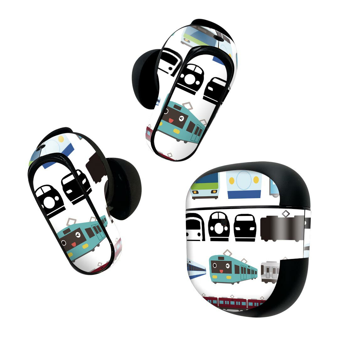 Bose QuietComfort Earbuds II 用 スキンシール ボーズ イヤバッズ2 用　ステッカー　本体3セット ケー..