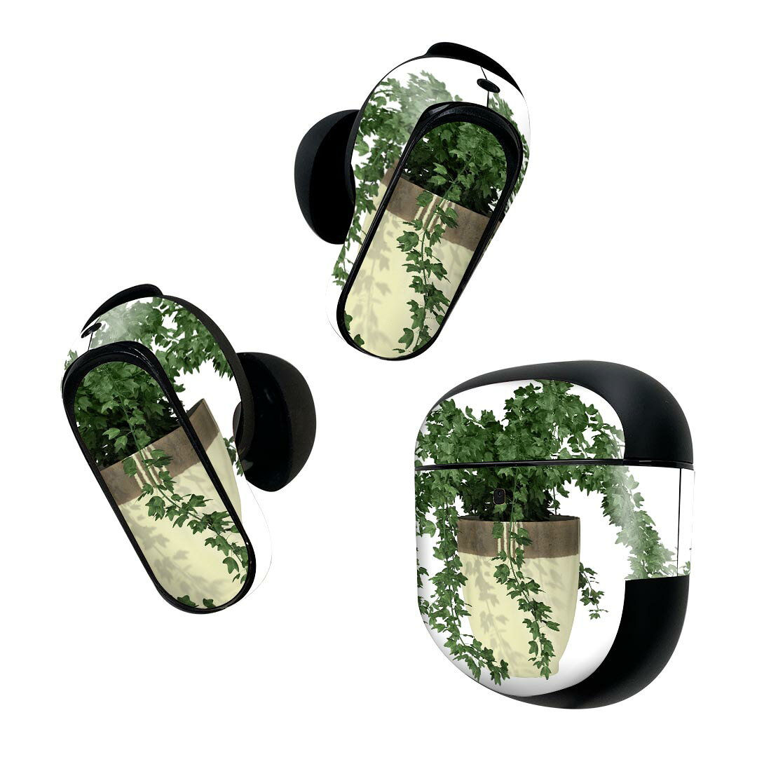 製品名 Bose QuietComfort Earbuds II 専用デザインスキンシール セット内容 Bose QuietComfort Earbuds II 専用シール　イヤホン（左右）3枚、充電ケース用シール 1枚AirPods第3世代専用です。第1?2世代、Proシリーズには対応していません。 商品特徴 再剥離性シートを素材に採用し、細かな位置調整がしやすく貼り直しが容易です。また、エアフリーでもありますので気泡が簡単に逃げるので、キレイに貼ることができます。専用の業務プリンターを使い、商品画像と遜色のない美しい印刷仕上がり。 注意事項 画像はサンプルですので、ご覧の環境によっては多少色味に違いを感じる場合がございます。 イメージと違った、モニターと色味が異なるという理由での交換や返金はご対応出来かねます。スキンシールのみの販売で、機器本体や充電ケース本体は付属しません。シワができた場合、ドライヤーなどで軽く温め、外側に向けてシワを伸ばすように貼ってください。初回貼付時の位置調整や貼り直しは可能ですが、しっかりと押し付けて接着させた後の再剥離、再利用は保証しておりません。また接着部に油分や汚れが付着しますと角の部分は剥がれやすくなりますので、貼付時はあまり触れないようにご注意ください。無地のセミグロスシートにデザインをプリントした商品で、デコなどの加工はございません。 凹凸や光沢があるように見えたり布地や金属を素材にしたように見える商品もありますが、デザインの図版によるものです。印刷時に微妙な画像のズレが生じる場合がございます。ご注文後に1点1点制作する受注生産品の為、不良品以外のご返品や交換は固くお断りします。 商品発送 完全受注生産のハンドメイド商品となりますので、既製品と比べて発送までお時間を頂いています。 基本的に決済確認後2~3営業日、最大で10営業日での発送となります。繁忙期や休業日明けの場合はさらに時間がかかる場合があります。 その際には別途メールにてご連絡致します。メール便の場合、発送日から到着までに2?4日ほどかかる場合が多く、紛失などの保障もご対応できかねます。あらかじめご了承下さい。